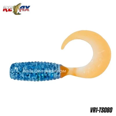 Силиконови примамки Relax Twister Standart - цвят TS080 - 4 см - 25 бр.