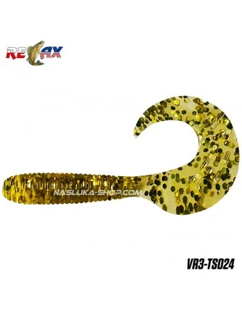 Силиконови примамки Relax Twister Standart - цвят TS024 - 9 см - 10 бр.