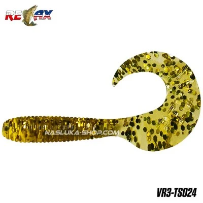 Силиконови примамки Relax Twister Standart - цвят TS024 - 9 см - 10 бр.