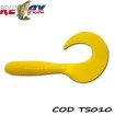 Силиконови примамки Relax Twister Standart - цвят TS010 - 8 см - 10 бр.