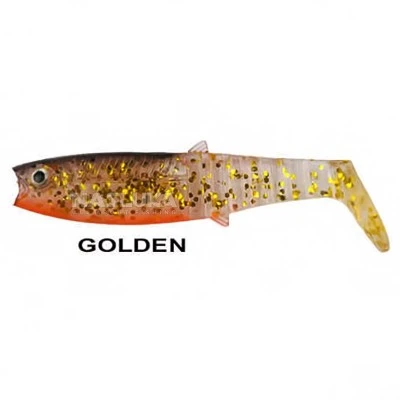 Buster Shad 10см, 5 бр., цвят Golden Пакет силиконови шадове Remixon Buster Shad 10см, 5 бр., цвят Golden