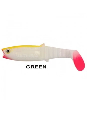 Пакет силиконови шадове Remixon Buster Shad 8см, 7 бр., цвят Green