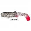 Buster Shad 10см, 5 бр., цвят Silver Пакет силиконови шадове Remixon Buster Shad 10см, 5 бр., цвят Silver