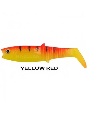 Пакет силиконови шадове Remixon Buster Shad 8см, 7 бр., цвят Yellow Red