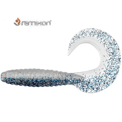 Комплект от 5 бр. туистери Remixon Hit Worm 8.5см - цвят K103