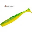 Сет от 5 бр. силиконови шадове Remixon Look Shad 9см - цвят Lime Yellow