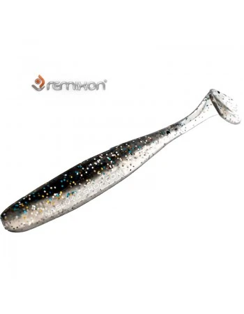 Сет от 5 бр. силиконови шадове Remixon Look Shad 9см - цвят Smoke Blue