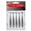 Сет от 5 бр. силиконови шадове Remixon Look Shad 9см - цвят Smoke Blue