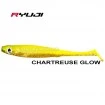 Силиконови шадове Ryuji Mister Shad 10 см - 3 бр. - цвят Chartreuse Glow