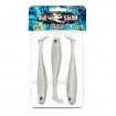 Силиконови шадове Ryuji Mister Shad 10 см - 3 бр. - цвят Pearl White Glow