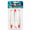 Силиконови шадове Ryuji Mister Shad 10 см - 3 бр. - цвят Red Head UV