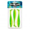 Силиконови шадове Ryuji Mister Shad 10 см - 3 бр. - цвят UV Lime