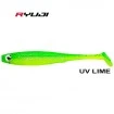 Силиконови шадове Ryuji Mister Shad 10 см - 3 бр. - цвят UV Lime