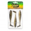 Силиконови шадове Ryuji Panic Shad 9 см - 3 бр. - цвят Black Gold