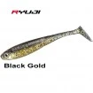 Силиконови шадове Ryuji Panic Shad 9 см - 3 бр. - цвят Black Gold