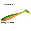 Силиконови шадове Ryuji Panic Shad 9 см - 3 бр. - цвят Mojito UV