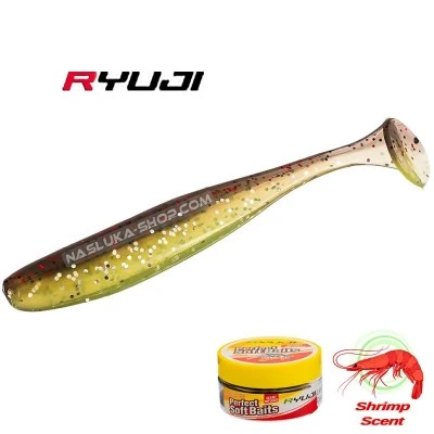 Ароматизирани силиконови шадове Ryuji Perfect Baits BT - цвят A - 7см - 10 бр.