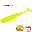 Ароматизирани силиконови шадове Ryuji Perfect Baits BT - цвят F - 7см - 10 бр.