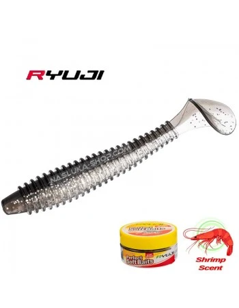 Ароматизирани силиконови примамки Ryuji Perfect Baits LT - цвят A - 7см - 10 бр.