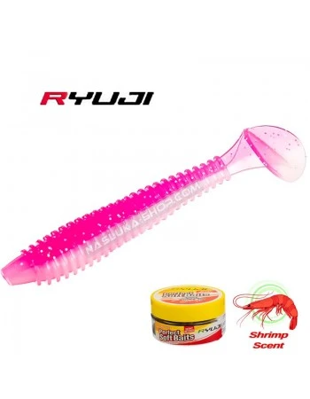 Ароматизирани силиконови примамки Ryuji Perfect Baits LT - цвят B - 7см - 10 бр.
