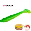 Ароматизирани силиконови примамки Ryuji Perfect Baits LT - цвят D - 7см - 10 бр.
