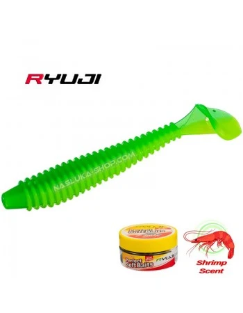 Ароматизирани силиконови примамки Ryuji Perfect Baits LT - цвят D - 7см - 10 бр.