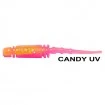 Ryuji Rock Worm 4см, 12 бр., цвят Candy UV Силиконови примамки Ryuji Rock Worm 4см, 12 бр., цвят Candy UV