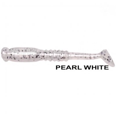 Силиконови примамки Ryuji Rock Tail 4см, 12 бр., цвят Pearl White Glow