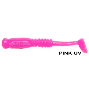 Силиконови примамки Ryuji Rock Tail 4 см, 12 бр., цвят Pink Glow