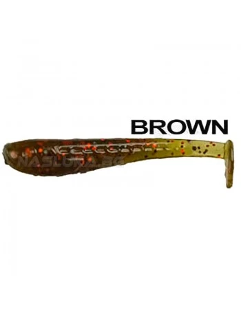 Сет от 20 бр. силиконови примамки Ryuji Rockfish 3.5см - Brown