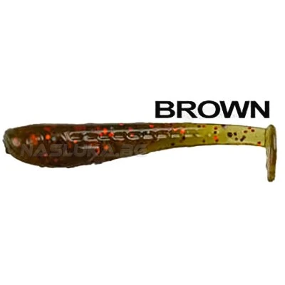 Сет от 20 бр. силиконови примамки Ryuji Rockfish 3.5см - Brown