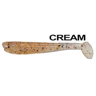 Сет от 20 бр. силиконови примамки Ryuji Rockfish 3.5см - Cream
