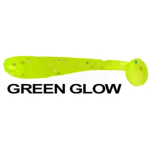 Сет от 20 бр. силиконови примамки Ryuji Rockfish 3.5 см, Green Glow