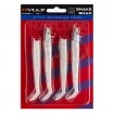 Комплект от 2 джиг глави и 4 тела Ryuji Snake Shad 16 г, Pearl Glow
