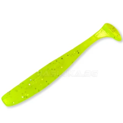 Сет от 9 бр. силиконови шадове Ryuji Slim Shaker 7.6см - Green UV