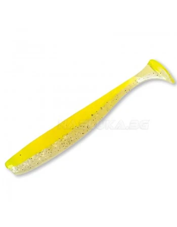 Сет от 9 бр. силиконови шадове Ryuji Slim Shaker 7.6см - Lime UV