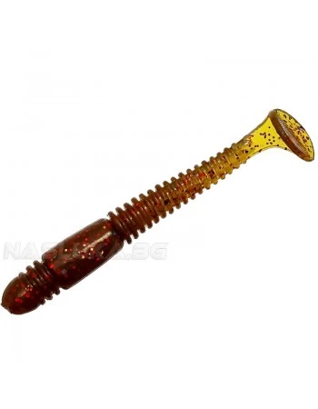 Комплект от 9 броя силиконови примамки Ryuji ToGo 6см - цвят Brown