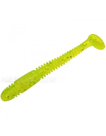 Комплект от 9 броя силиконови примамки Ryuji ToGo 6см - цвят Green UV