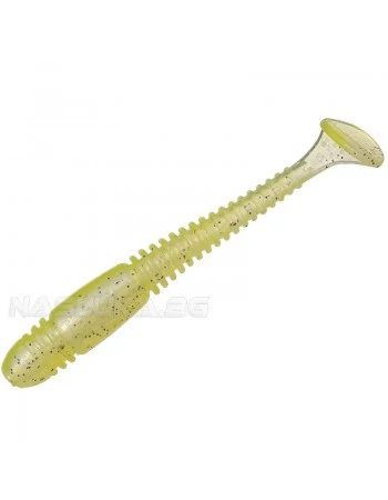 Комплект от 9 броя силиконови примамки Ryuji ToGo 6см - цвят Lime UV