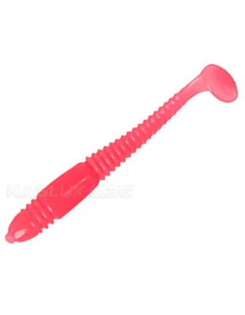 Комплект от 10 броя силиконови примамки Ryuji ToGo 5см - цвят Pink Glow
