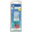 V8 Salt Series 80мм/5.5г, Red Head White Silver Комплект от 5 силиконови примамки и 3 джиг глави Ryuji V8 Salt Series 80мм/5.5г, Red Head White Silver