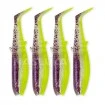 Cannibal Shad 12.5см/20г - Chartreuse Pumpkin Комплект от 4 бр. силиконови примамки Savage Gear Cannibal Shad 12.5см/20г - Chartreuse Pumpkin
