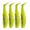 Cannibal Shad 12.5см/20г - Green Pearl Yellow Комплект от 4 бр. силиконови примамки Savage Gear Cannibal Shad 12.5см/20г - Green Pearl Yellow