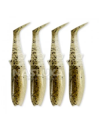 Комплект от 4 бр. силиконови примамки Savage Gear Cannibal Shad 12.5см/20г - Holo Baitfish