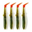 Cannibal Shad 12.5см/20г - Olive Hot Orange Комплект от 4 бр. силиконови примамки Savage Gear Cannibal Shad 12.5см/20г - Olive Hot Orange