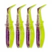Cannibal Shad 12.5см/20г - Purple Glitter Bomb Комплект от 4 бр. силиконови примамки Savage Gear Cannibal Shad 12.5см/20г - Purple Glitter Bomb