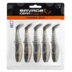 Savage Gear Cannibal Shad 8см, 5г, Holo Baitfish Комплект от 5 бр. силиконови примамки Savage Gear Cannibal Shad 8см, 5г, Holo Baitfish