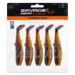 Savage Gear Cannibal Shad 8см, 5г, Motoroil UV Комплект от 5 бр. силиконови примамки Savage Gear Cannibal Shad 8см, 5г, Motoroil UV