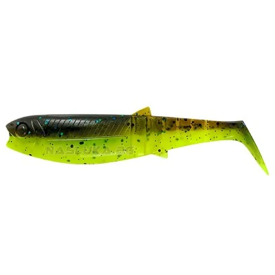 Силиконова примамка Savage Gear Cannibal Shad - Chartreuse Pumpkin