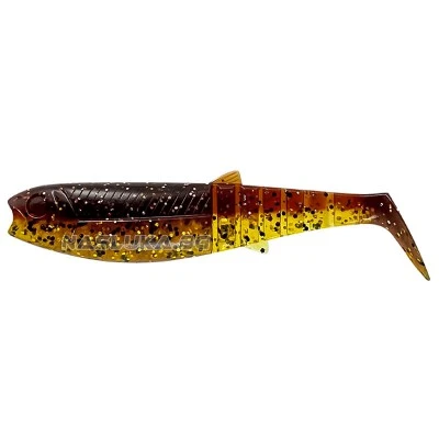 SG Cannibal Shad Motoroil UV Силиконова примамка Savage Gear Cannibal Shad - Motoroil UV